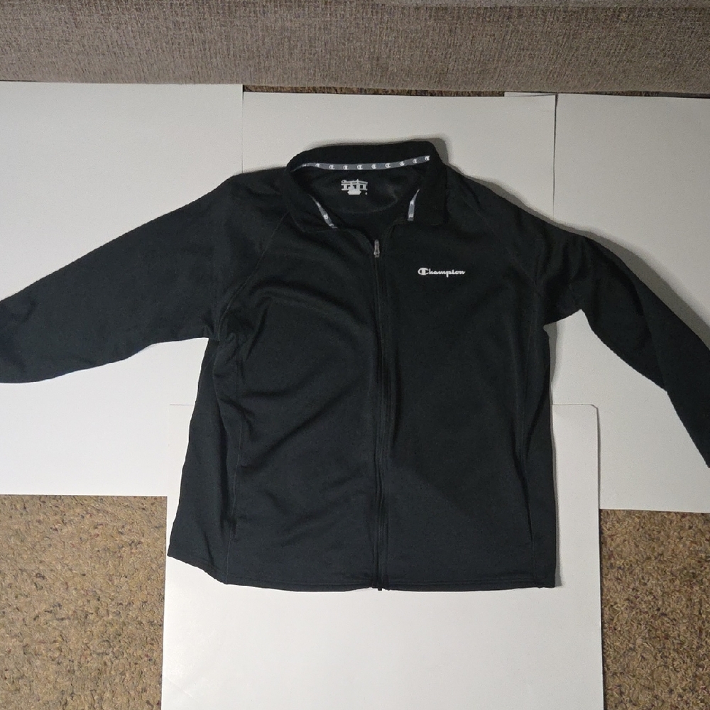 Champion Black Zip-Up Jacket